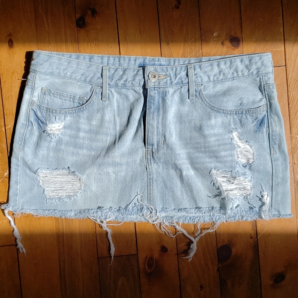 Guess jean skirt